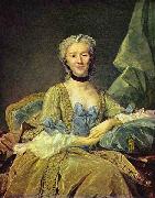 Jean-Baptiste Perronneau Madame de Sorquainville France oil painting artist